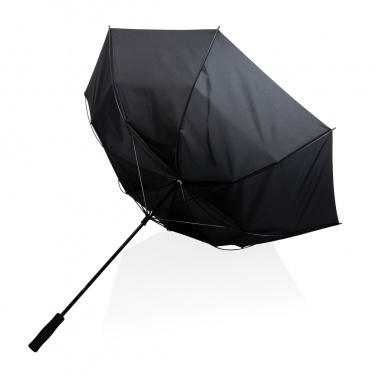 Logo trade business gift photo of: 30" Impact AWARE™ RPET 190T Storm proof umbrella