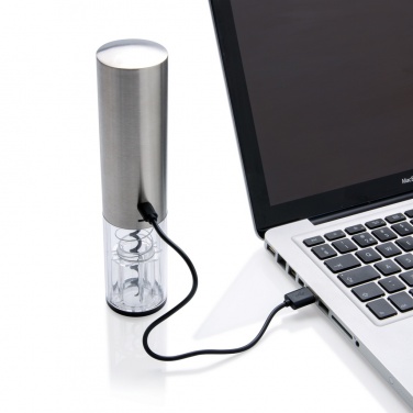 Logo trade promotional giveaway photo of: Electric wine opener - USB rechargeable