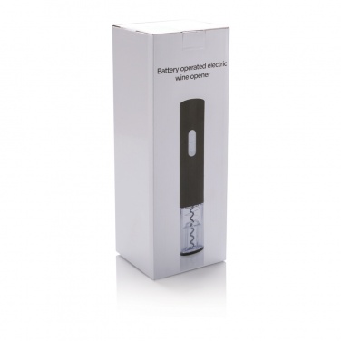 Logo trade promotional giveaways image of: Electric wine opener - battery operated