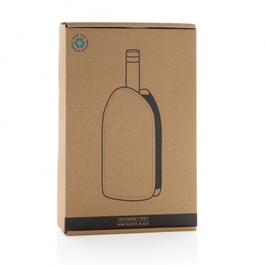 Logo trade advertising products picture of: Vino AWARE™ RPET wine cooler sleeve