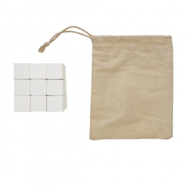 Logo trade advertising products picture of: Wooden brain game in canvas pouch