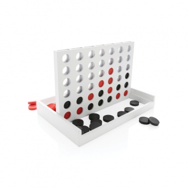 Logo trade promotional merchandise photo of: Connect four wooden game