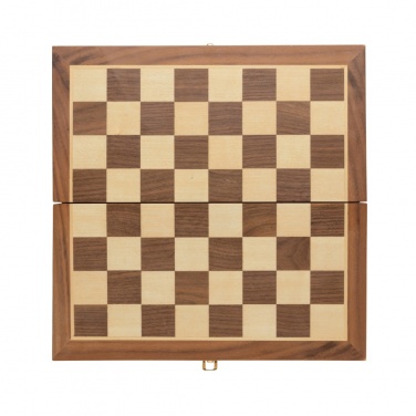 Logotrade promotional gift image of: Luxury wooden foldable chess set