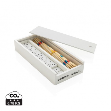 Logotrade promotional merchandise photo of: Deluxe mikado/domino in wooden box