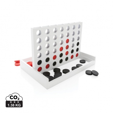 Logo trade promotional items image of: Connect four wooden game