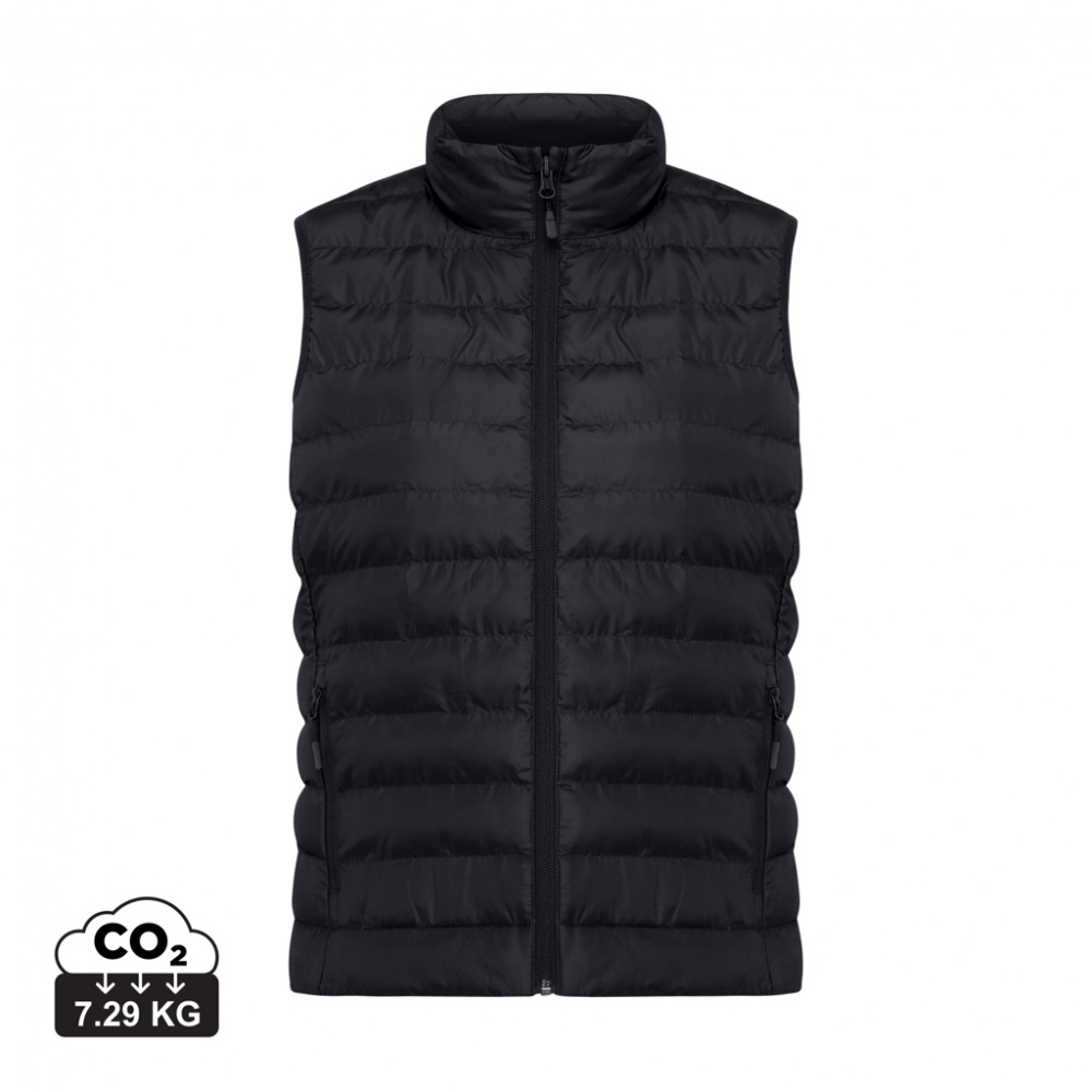 Logo trade promotional merchandise picture of: Iqoniq Meru women recycled polyester bodywarmer