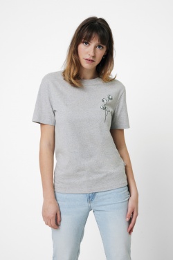 Logo trade corporate gift photo of: Iqoniq Manuel recycled cotton t-shirt undyed