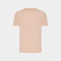 Iqoniq Brett recycled cotton t-shirt, peach nectar