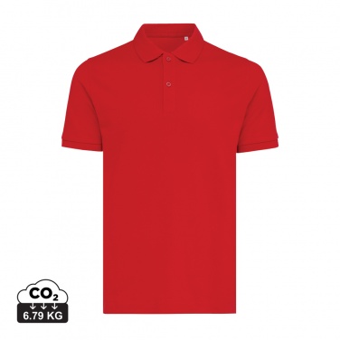 Logo trade corporate gifts picture of: Iqoniq Yosemite recycled cotton pique polo