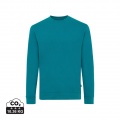 Iqoniq Zion recycled cotton crew neck, verdigris