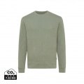 Iqoniq Denali recycled cotton crew neck undyed, heather green