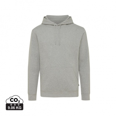 Logo trade promotional gifts image of: Iqoniq Torres recycled cotton hoodie undyed