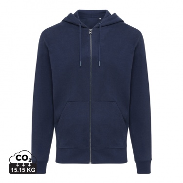 Logo trade promotional merchandise image of: Iqoniq Abisko recycled cotton zip through hoodie