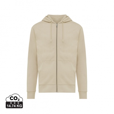 Logo trade promotional items image of: Iqoniq Abisko recycled cotton zip through hoodie