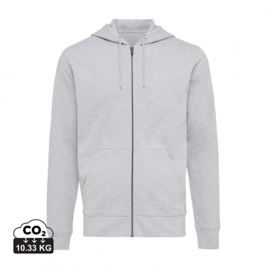 Logo trade promotional items image of: Iqoniq Abisko recycled cotton zip through hoodie