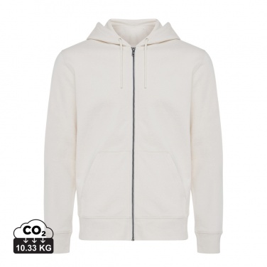 Logo trade promotional items picture of: Iqoniq Abisko recycled cotton zip through hoodie