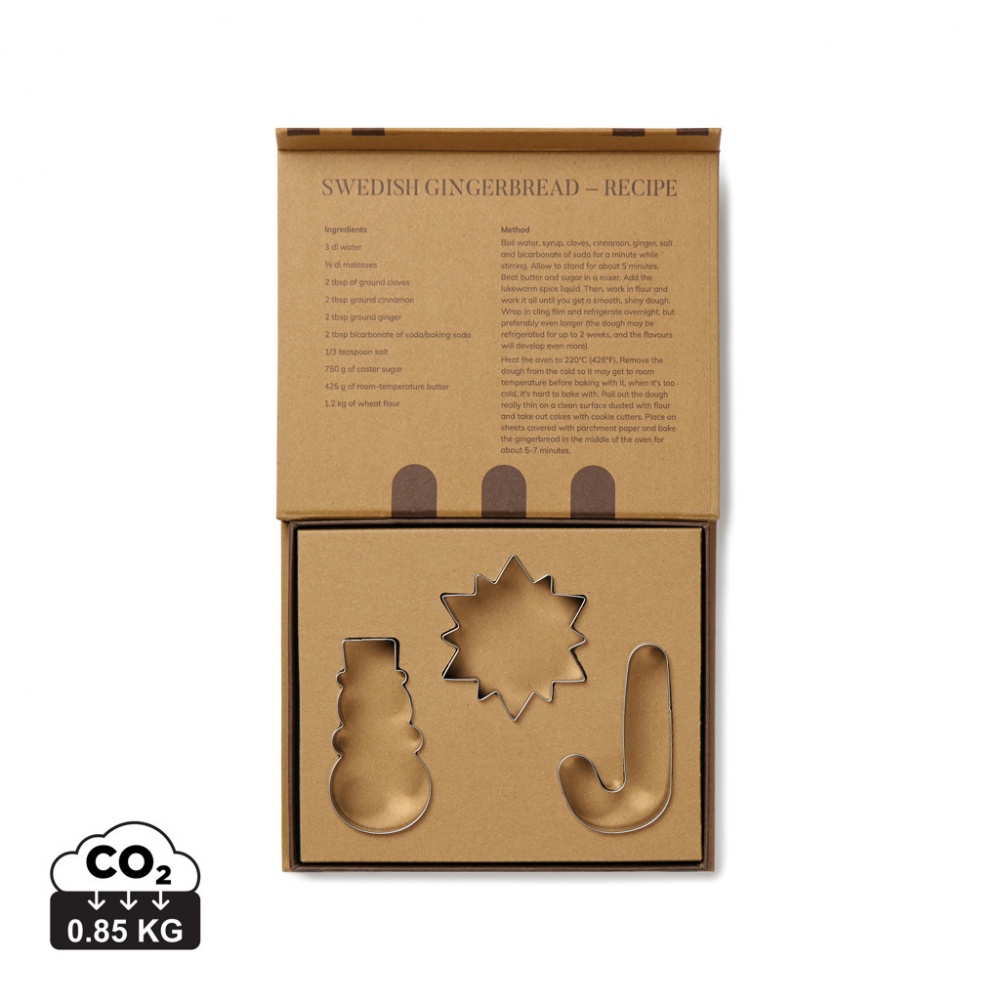 Logotrade advertising products photo of: VINGA Classic cookie cutter 3-piece set