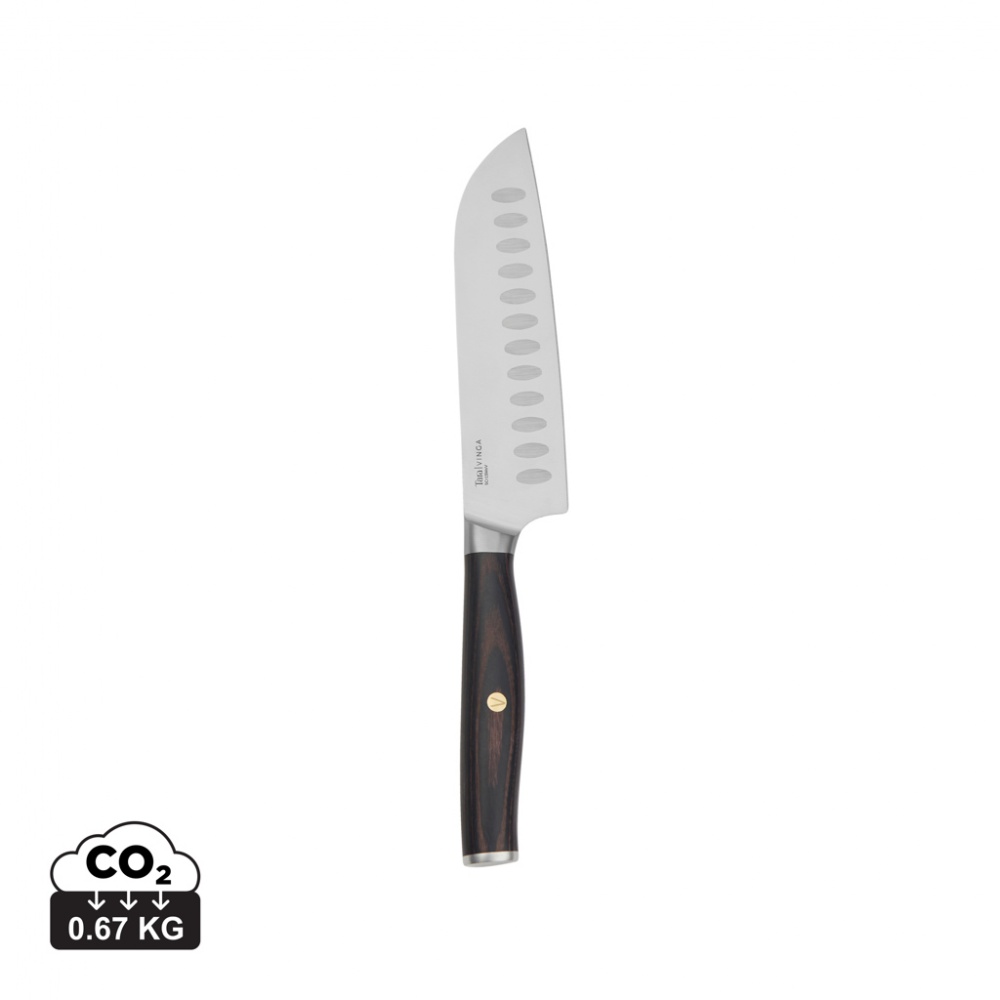 Logo trade corporate gift photo of: VINGA Tara RCS recycled steel santoku knife