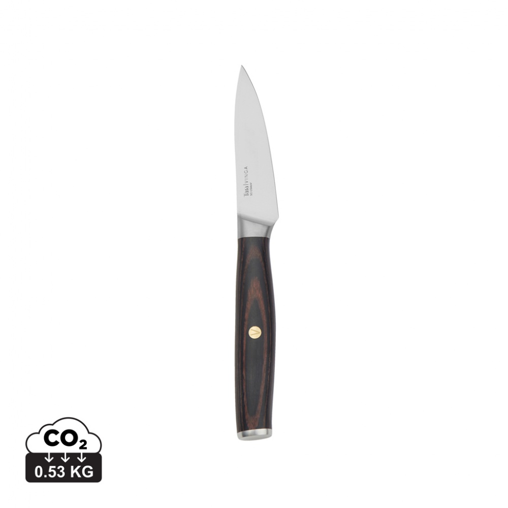 Logotrade promotional merchandise photo of: VINGA Tara RCS recycled steel paring knife