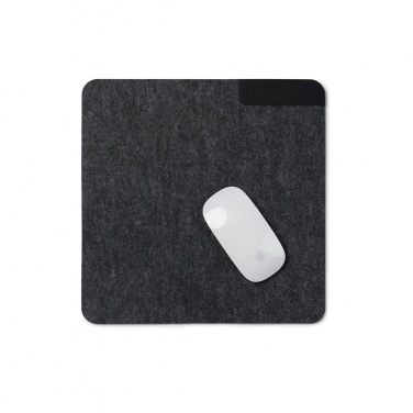 Logo trade corporate gifts image of: VINGA Albon GRS recycled felt mouse pad