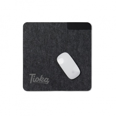 Logo trade promotional gifts picture of: VINGA Albon GRS recycled felt mouse pad