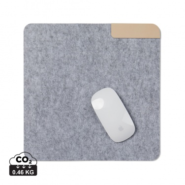 Logo trade advertising products image of: VINGA Albon GRS recycled felt mouse pad