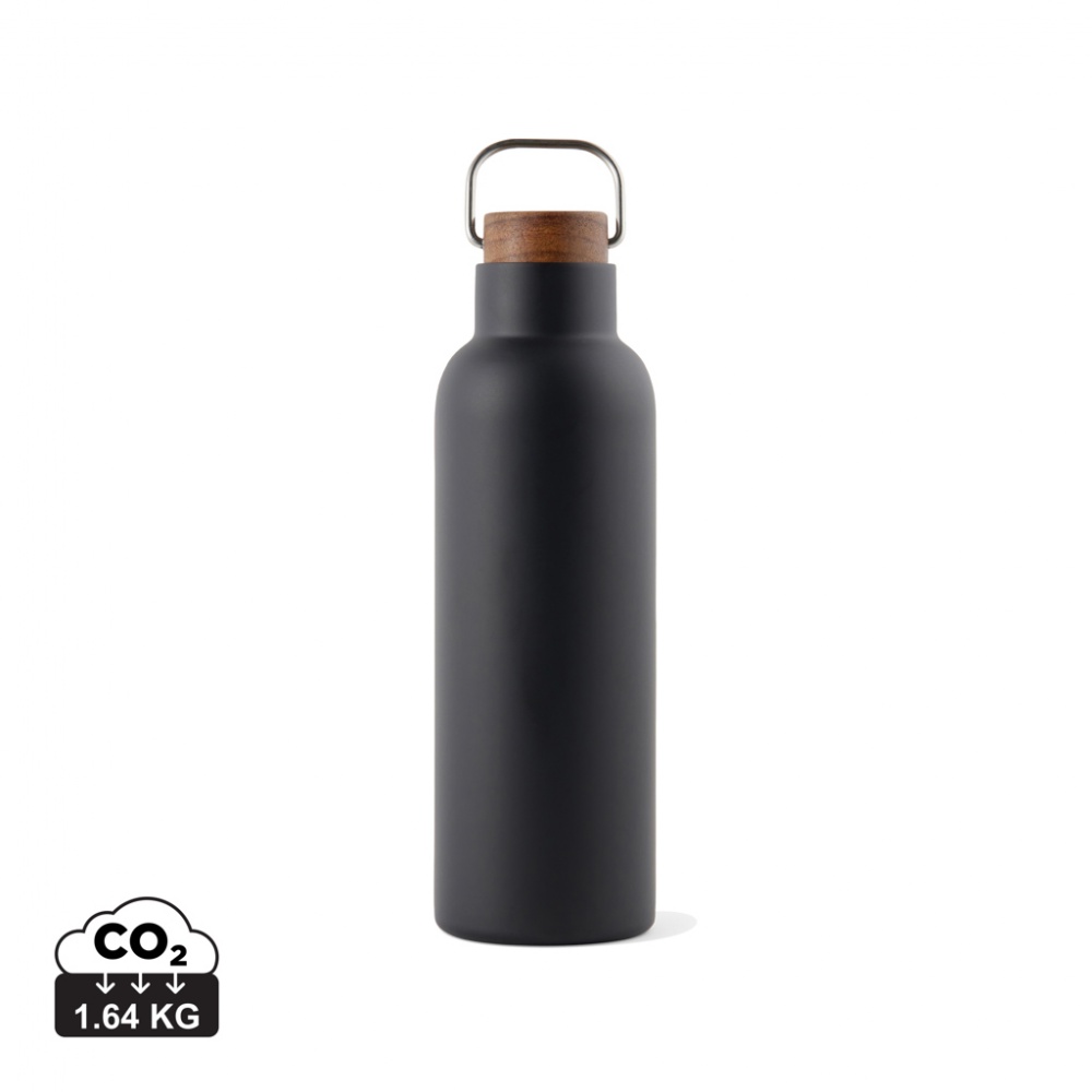 Logo trade promotional items image of: VINGA Ciro RCS recycled vacuum bottle 800ml