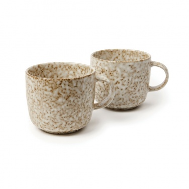 Logo trade promotional merchandise photo of: VINGA Nuvem stoneware mug, 2 pcs set