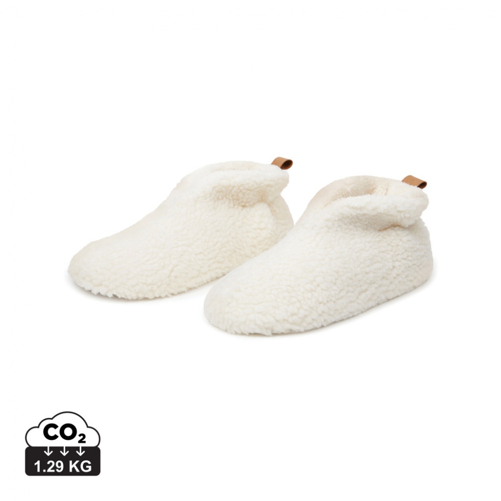 Logo trade promotional product photo of: VINGA Santos RCS recycled pet cosy slippers