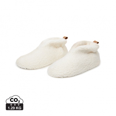 Logo trade promotional items image of: VINGA Santos RCS recycled pet cosy slippers