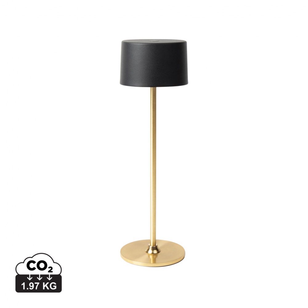 Logotrade promotional item image of: VINGA Nauro RCS recycled ABS table lamp