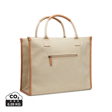 Logotrade promotional giveaway image of: VINGA Bosler RCS recycled canvas office tote