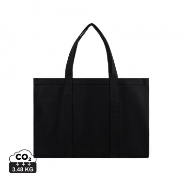 Logo trade corporate gifts image of: VINGA Hilo AWARE™ recycled canvas maxi tote bag