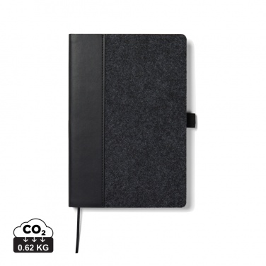 Logotrade corporate gifts photo of: VINGA Albon GRS recycled felt notebook