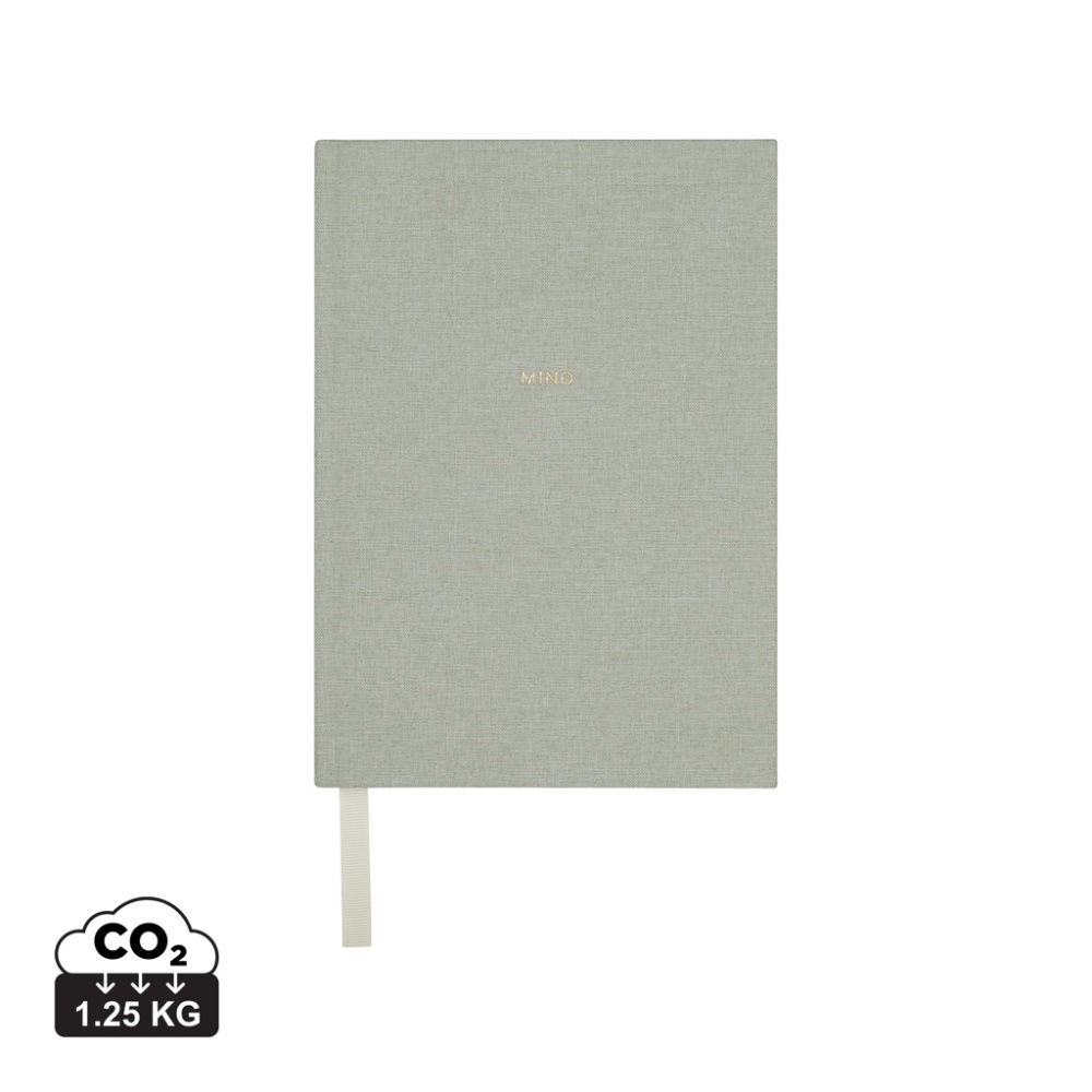 Logo trade corporate gift photo of: VINGA Mind GRS recycled paper journal