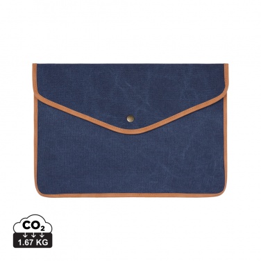 Logo trade promotional products picture of: VINGA Bosler GRS recycled canvas 14" laptop sleeve