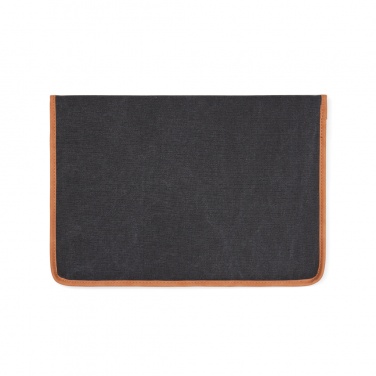 Logo trade promotional merchandise photo of: VINGA Bosler GRS recycled canvas 16" laptop sleeve