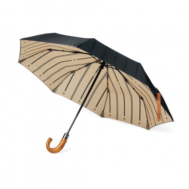 Logotrade advertising product picture of: VINGA Bosler AWARE™ recycled pet 21" foldable umbrella