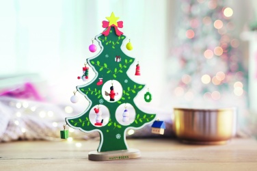 Logotrade promotional items photo of: Wooden xmas tree decoration