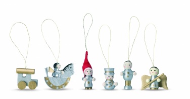 Logo trade corporate gifts image of: Set of 6 Xmas decoration