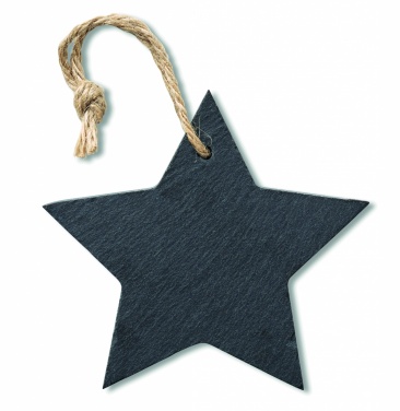 Logotrade promotional merchandise photo of: Slate xmas hanger star