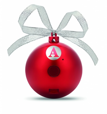 Logo trade advertising products picture of: Speaker Christmas ball