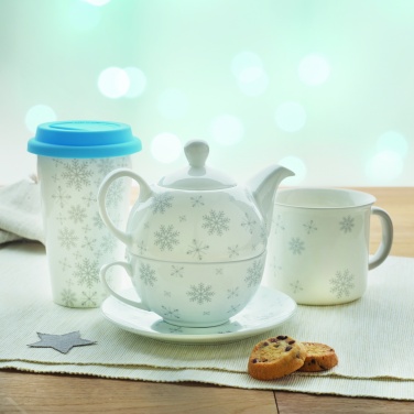 Logo trade advertising product photo of: Christmas tea set