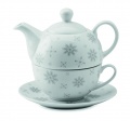 Christmas tea set, Grey