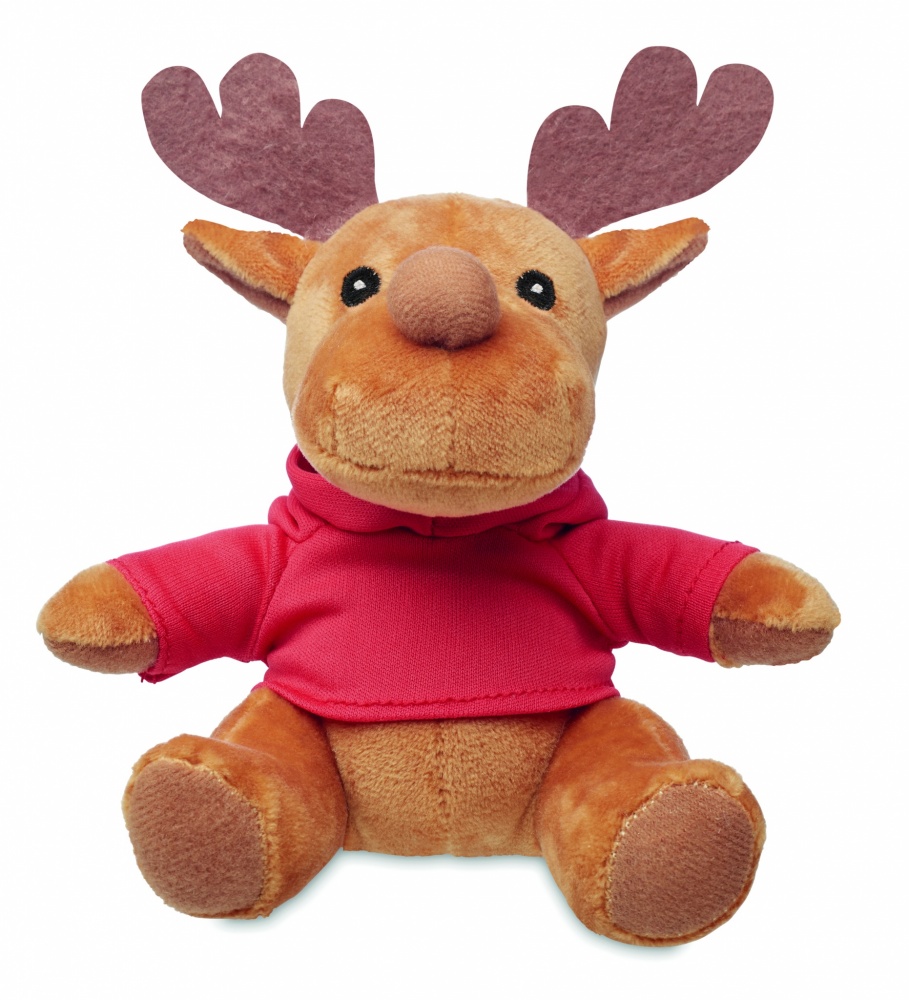 Logotrade promotional merchandise image of: Plush reindeer with hoodie