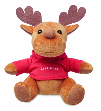 Logotrade corporate gifts photo of: Plush reindeer with hoodie