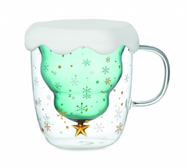 Logo trade advertising products picture of: Double wall borosilicate mug