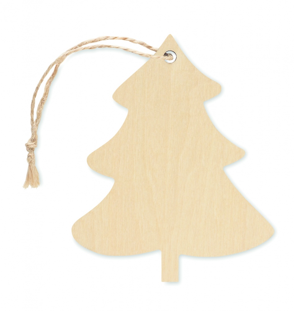 Logo trade promotional merchandise picture of: Christmas ornament tree