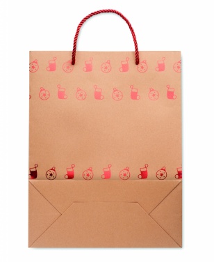 Logotrade promotional giveaway picture of: Gift paper bag with pattern