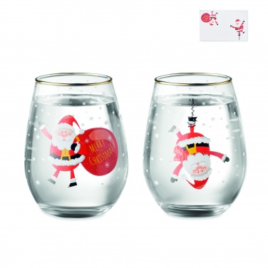 Logotrade business gifts photo of: Set of 2 Christmas glasses